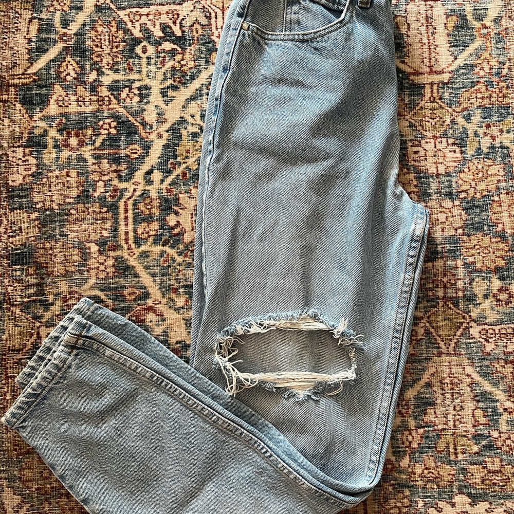 anchor blue Loose denim jeans 👖 size 9